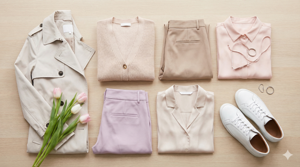 spring capsule wardrobe fashion trends 2026