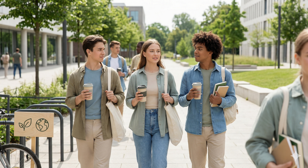 sustainable fashion trends for college students 2026