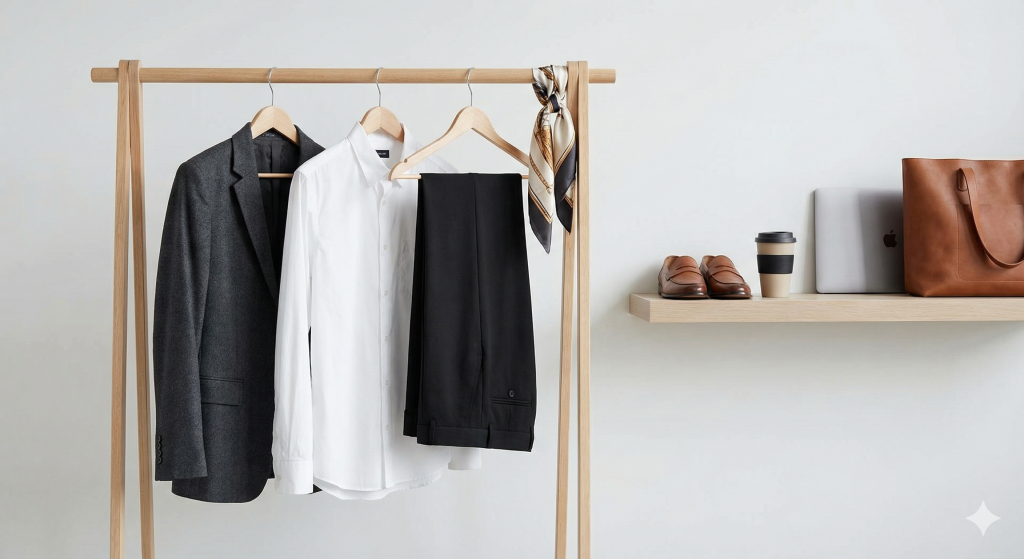 minimalist capsule wardrobe essentials for work 2026