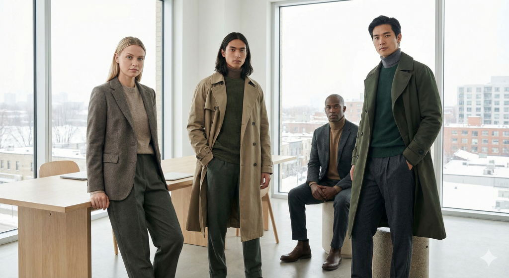 sustainable winter fashion trends for office wear