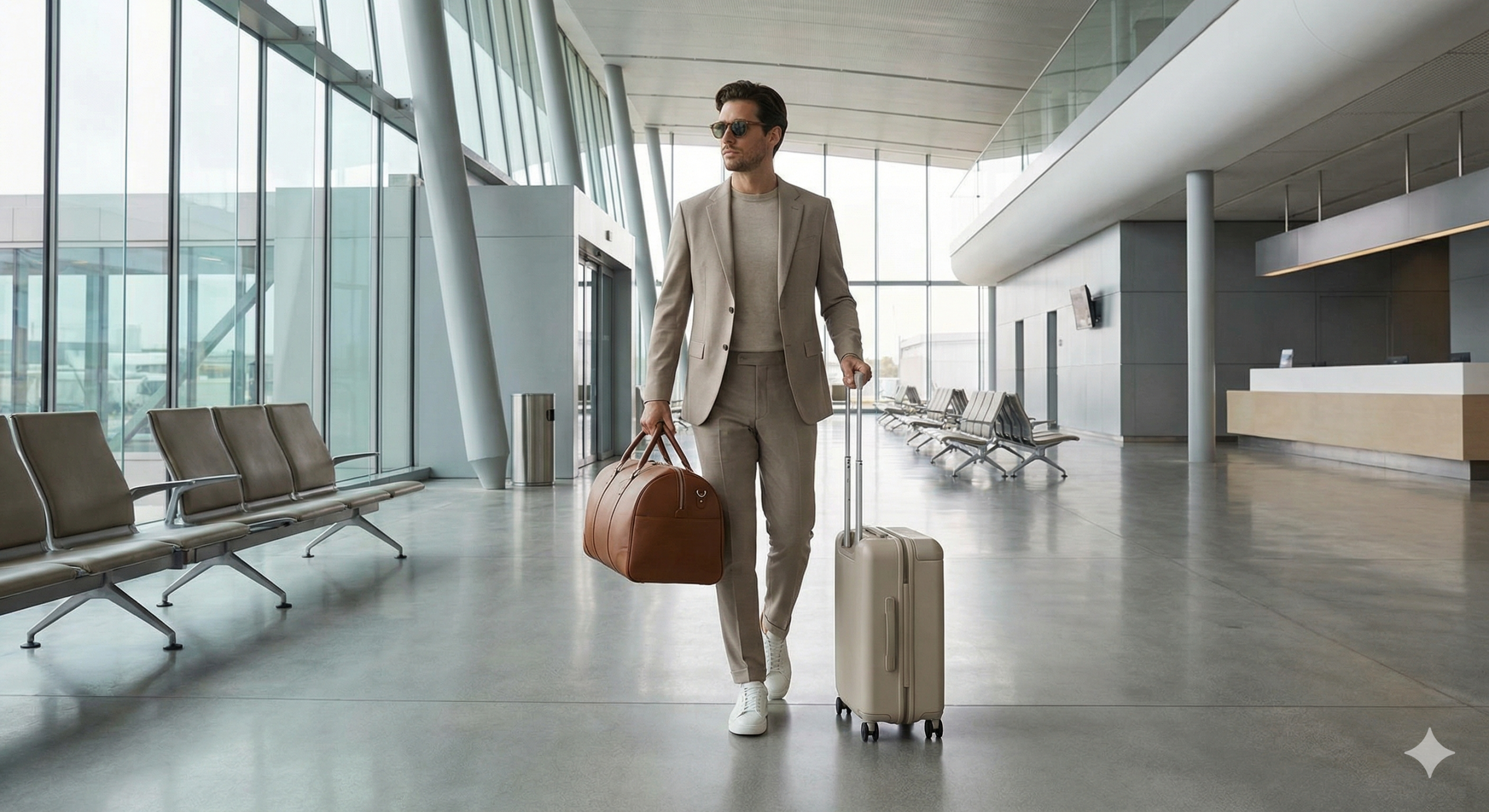 minimalist airport travel fashion trends